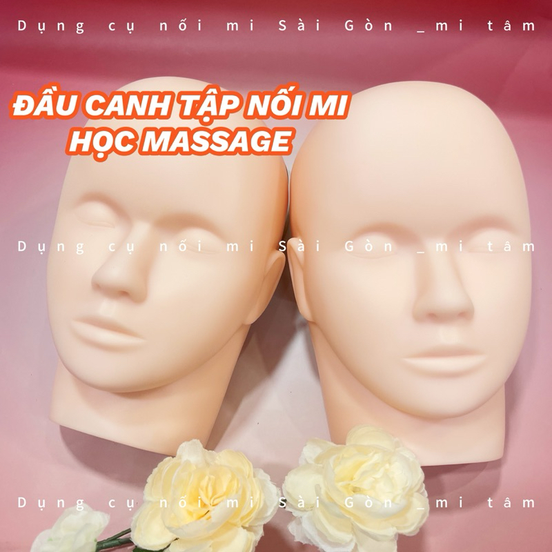 Đầu canh học nối mi đầu canh tập nối mi , manocanh học mi_ Dụng cụ nối mi _ Phụ liệu nối mi Mi Tâm