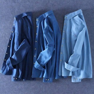 ComBo Áo Sơ Mi Jean Nam Form Vừa Dáng Suông Chất Jean Mềm Giá Siêu Ưu Đãi