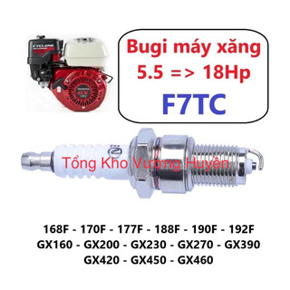 [Bugi F7TC] đánh lửa động cơ phụ tùng máy xăng 5.5 => 18 Hp 4 thì 4T Honda Vikyno dụng cụ bu gi buri