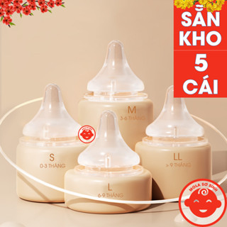  Combo 5 núm ti SIÊU MỀM cổ rộng cổ hẹp đủ size S M L LL cho bé 