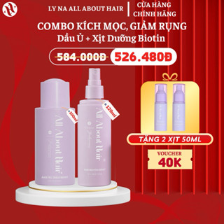 [CHỌN QUÀ] Combo DẦU Ủ OIL TREATMENT + XỊT DƯỠNG BIOTIN - Kích Mọc tóc, Giảm Rụng, Chăm Sóc Nang Tóc Chắc Khoẻ Nhanh Dài