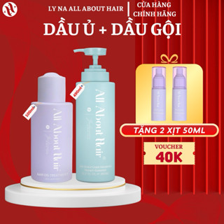 [TẶNG 2 XỊT 50ml] Combo DẦU Ủ + DẦU GỘI ALL ABOUT HAIR - Kích Mọc Tóc, Giảm Rụng, Giảm Bết, Làm Sạch Dịu Nhẹ