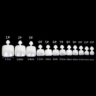 Túi 600 móng úp CHÂN đục (Bịch) gắn móng làm nail gel