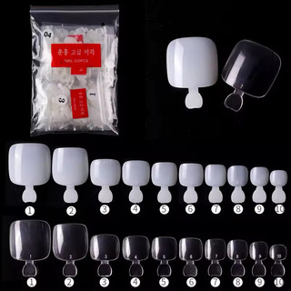 Túi 600 móng úp CHÂN đục (Bịch) gắn móng làm nail gel
