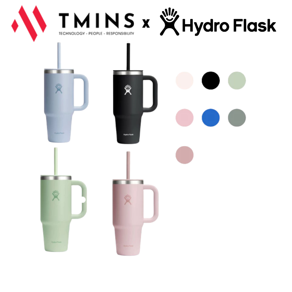 Ly giữ nhiệt Hydro Flask Around Travel Tumbler 24 oz có ống hút - Hàng chính hãng