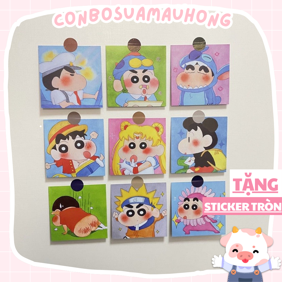 SET ẢNH POSTCARD CU SHIN DECOR TRANG TRÍ A.4