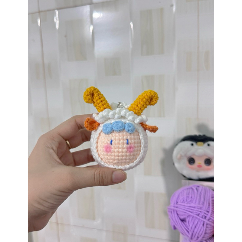 Móc khoá len 12 Cung hoàng đạo, cung bạch dương