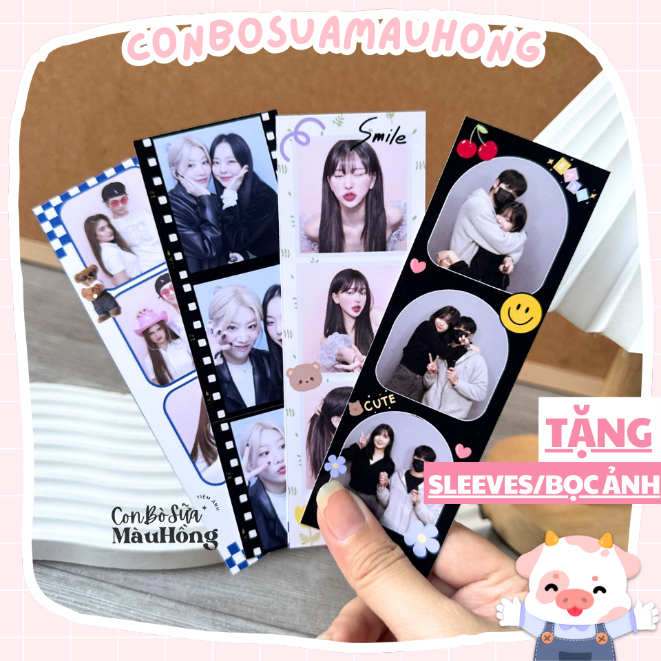 In Ảnh PHOTOSTRIP - In 3 Ảnh Trong 1 Tấm Theo Yêu Cầu Handmade