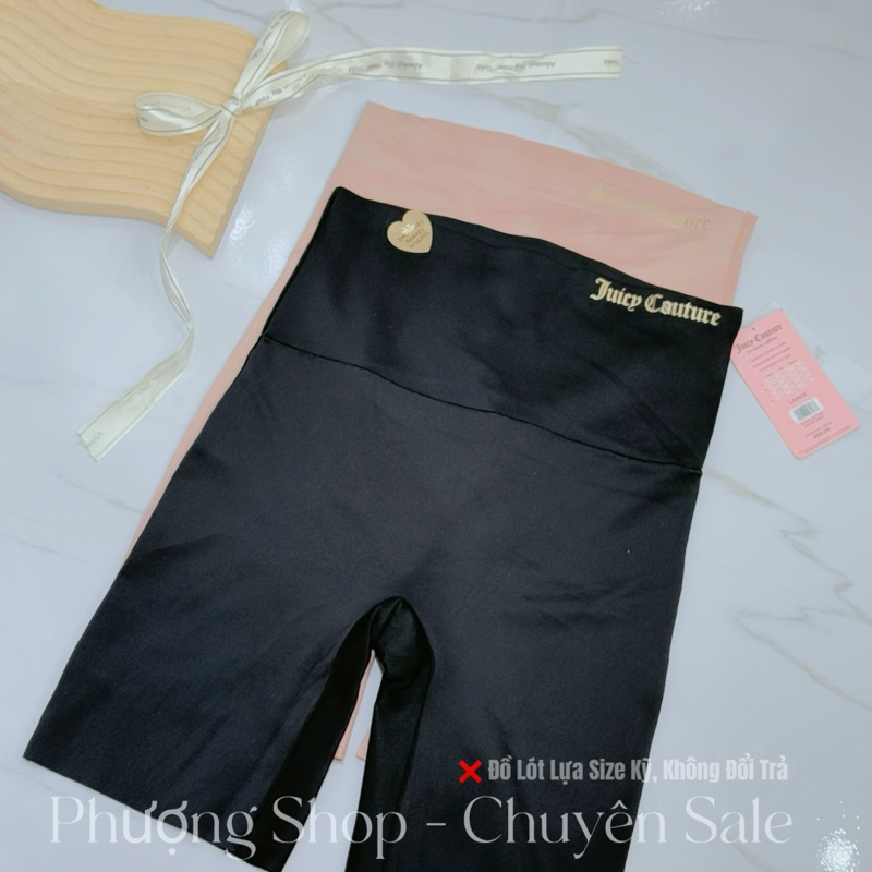 [Hàng Mỹ] Quần Gen Bụng Juicy Couture Lưng Cao Ôm Gọn Vòng Eo, Chất Lạnh Mịn, Co Giãn Cực Êm – 2 Màu