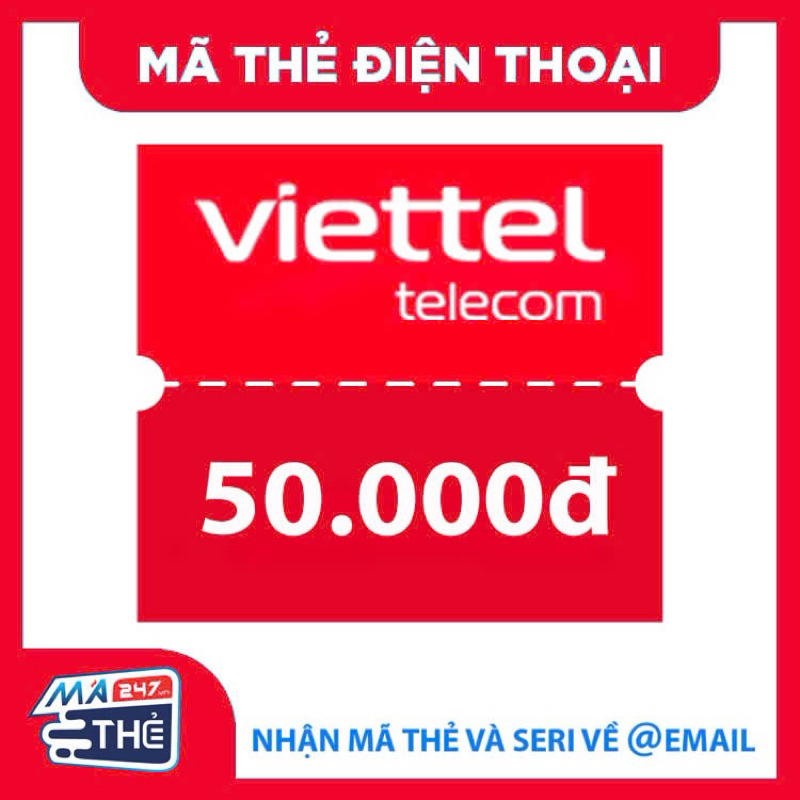Mã thẻ Viettel 50k