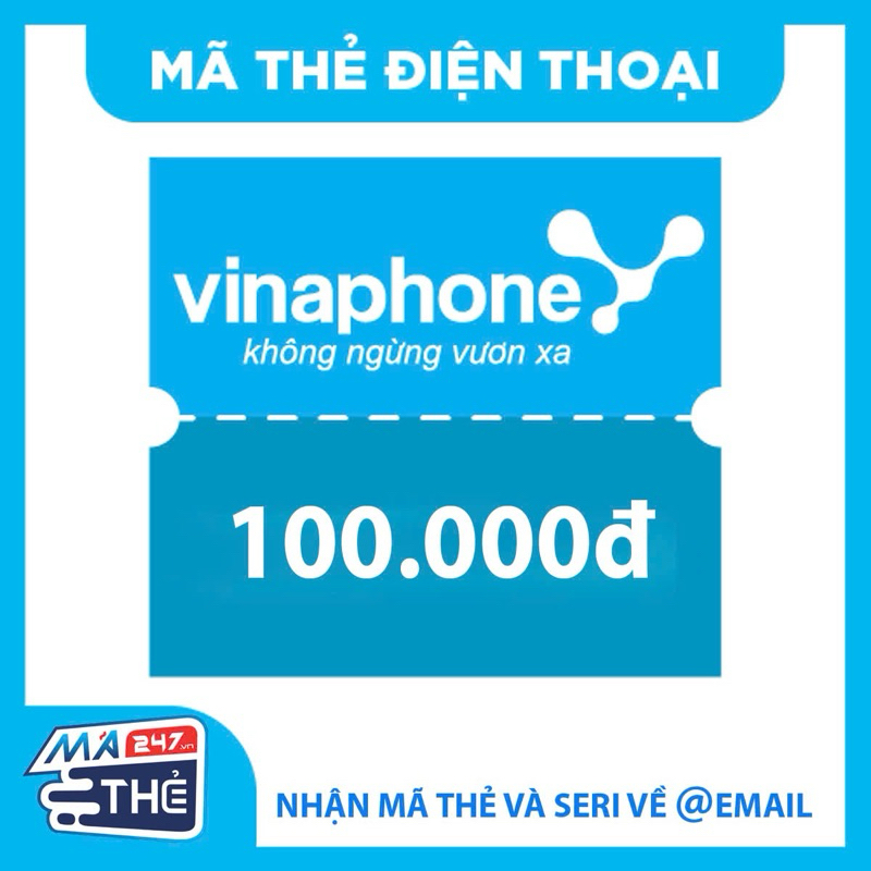 Mã thẻ cào điện thoại Vinaphone 100k