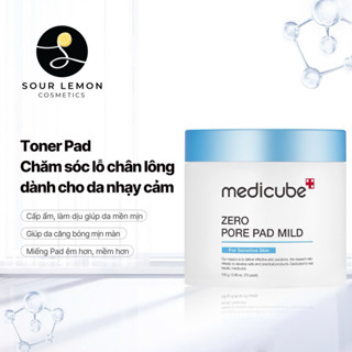 Toner pad mild Sạch Lỗ Chân Lông cho da nhạy cảm Zero Pore Pad Mild