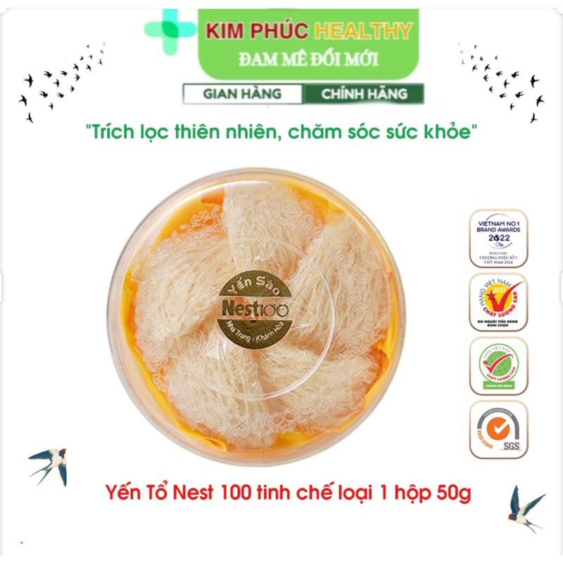 TỔ YẾN SÀO NEST100 NGUYÊN CHẤT 100% – CAO CẤP TỪ KHÁNH HÒA | CHỨNG NHẬN HÀNG VIỆT NAM CHẤT LƯỢNG CAO