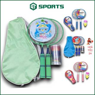 Bộ Vợt  2 Vợt  Cầu Lông Chính Hãng CHO BÉ T8 - Cặp Vợt Cầu Lông Tốt Nhẹ Dây Căng 