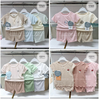 [ Bu baby ] Bộ Bu cộc tay Siro cho bé trai bé gái