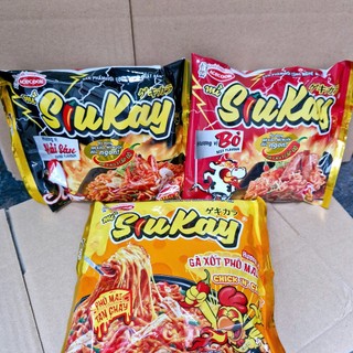 Mì SiuKay 7 cấp độ ( vị bò 127g hải sản 128g)