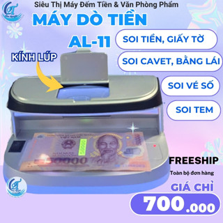 [Đèn uv 365] Máy dò tiền AL-11, Đèn soi tiền UV MG cho tất cả các loại tiền tệ, soi được vé số, các loại giấy tờ
