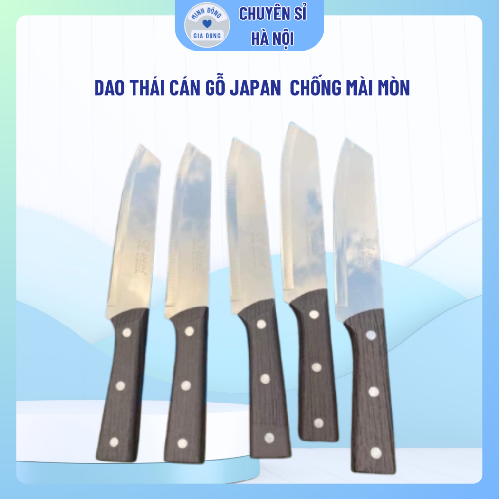 Dao thái cán gỗ Japan