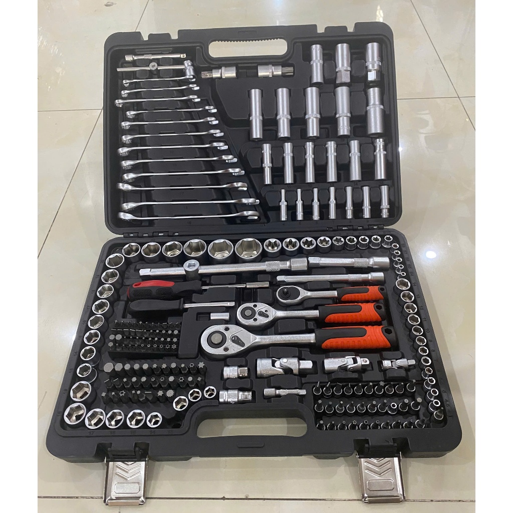 Bộ đồ nghề sửa chữa  ô tô xe máy 216 chi tiết cao cấp - 3462