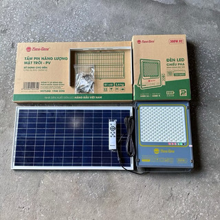 Đèn led chiếu pha năng lượng mặt trời RẠNG ĐÔNG 200w. model : CP03.SL.RAD.200W V2
