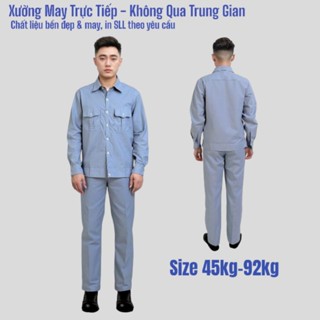 Đồ Bảo Hộ Lao Động, Quần Áo Bảo Hộ Lao Động, Đồng Phục Nhân Viên, Công Nhân Thợ Điện Lạnh Vải KaKi DN05