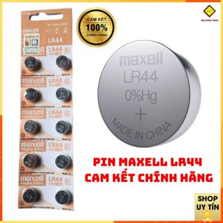 Pin đồng tiền MAXELL LR44 CHÍNH HÃNG cho đồng hồ đeo tay thiết bị điẹn tử pin cúc áo CHÍNH HÃNG