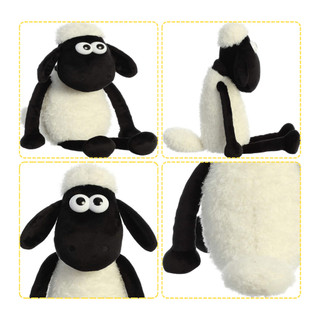 Thú nhồi bông cừu Shaun In The Sheep vải siêu mịn an toàn, gấu bông cừu đen, cừu béo cao cấp Mirana