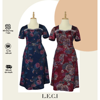 Đầm Dáng Xuông Đính Đá Pha Lê Mang Tới Vẻ Đẹp Sang Trọng, Trang Nhã, Đầy Ấn Tượng LC012