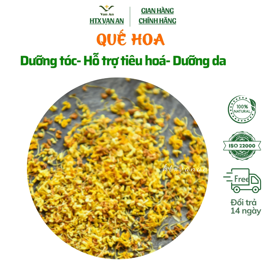 Quế Hoa (100G) Trà hoa mộc tê, thanh lọc cơ thể, giảm stress, dưỡng tóc, hỗ trợ tiêu hoá