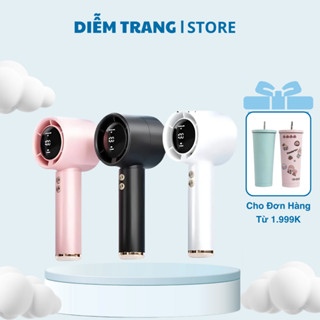 Quạt cầm tay mini gấp gọn 5 cấp độ gió sạc pin tiện dụng, nhỏ gọn, dễ dàng mang theo ( Hàng Đẹp )