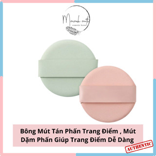  Bông Mút Tán Phấn Trang Điểm Laneige Matte Cushion Mút Dặm Phấn Giúp Trang Điểm Dễ Dàng Màu Xanh Lá 