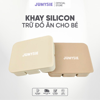 Khay Silicon Trữ Đông Jumysie 4/6/12 Ngăn - Bảo Quản Đồ Ăn Dặm Cho Bé, An Toàn, Tiện Lợi, Dễ Vệ Sinh