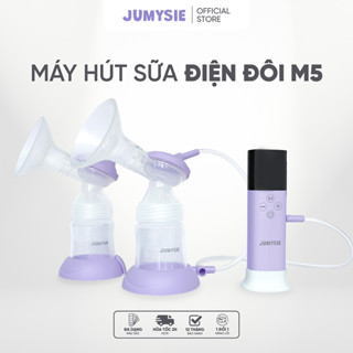 Máy Hút Sữa Điện Đôi Jumysie M5 - Kích Sữa Nhanh, Nhẹ Nhàng, Gọn Nhẹ, Pin Sạc Tiện Lợi