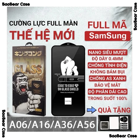Kính cường lực kingkong Samsung A56 A36 A16 A06