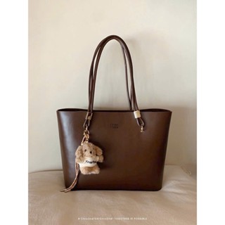 Túi đeo vai đeo nách big size da trơn công sở tặng kèm móc khóa 535