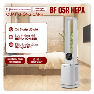 Quạt không cánh lọc không khí HEPA và Ion Fujihome, quạt đứng đặt sàn làm mát đối lưu không khí điều khiển từ xa