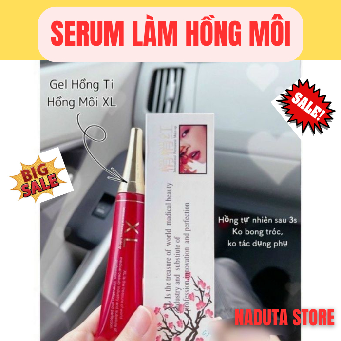 GEL DƯỠNG HỒNG MÔI XL, giảm thâm môi, giảm thâm đầu ti ngực XL 15ml - BXY / TDQ5
