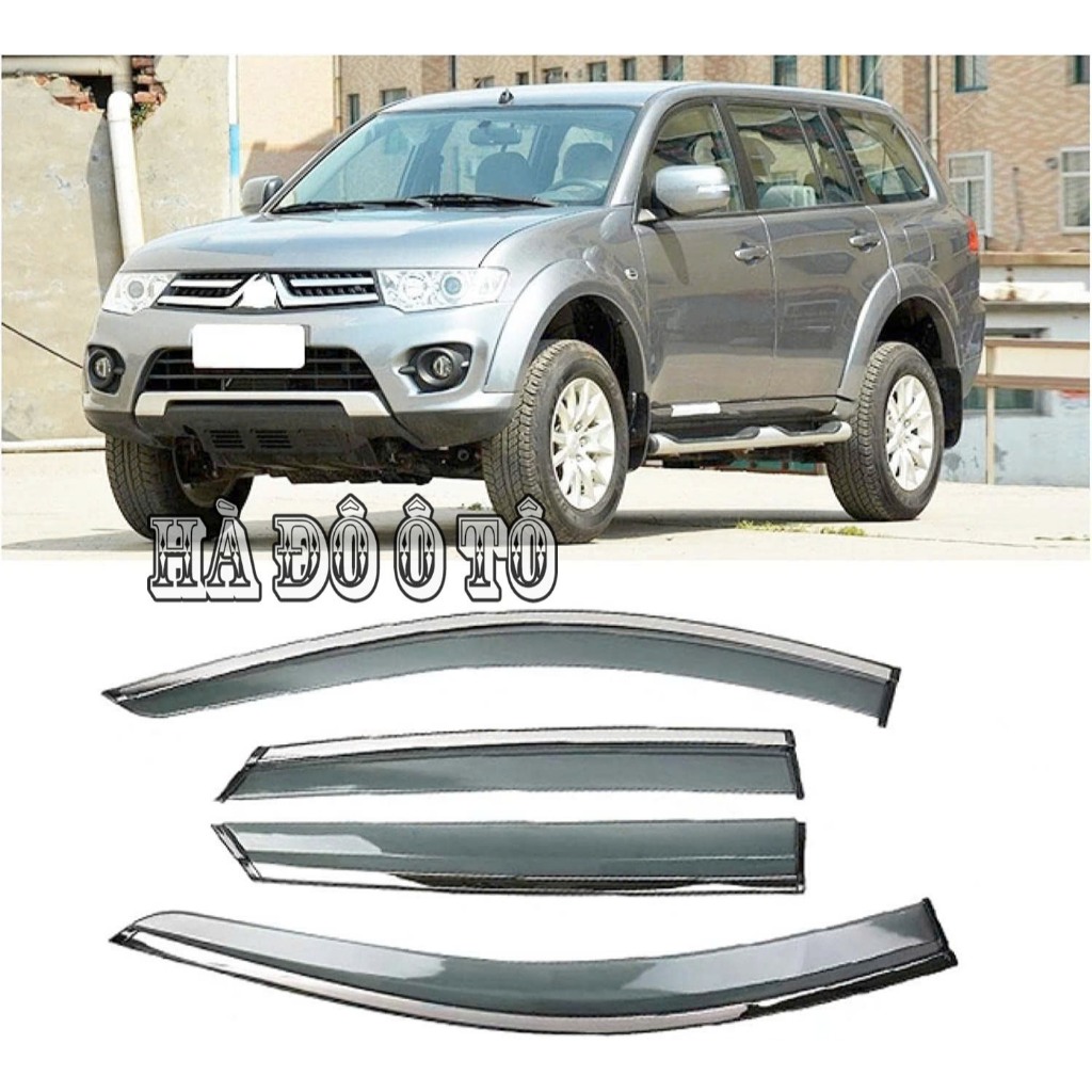 Vè Mưa Pajero sport 2011 2012 2013 2014 2015 2016 - Viền Che Mưa Cánh Cửa Mitsubishi Pajero