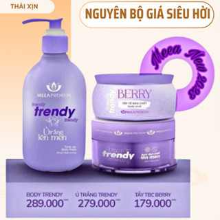 Kem Body Trendy MEEA Dịch Chiết Lên Men Chính Hãng MERRY STORE Dưỡng Da An Toàn Thân Thiện Làn Da