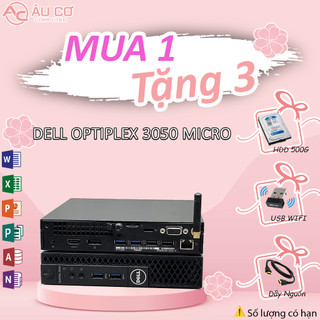 Bộ Máy Tính Để Bàn DELL Optilex 3050 Micro Core i3 i5 i7 Ram 8GB SSD 256GB - PC Văn Phòng - BH 2 năm