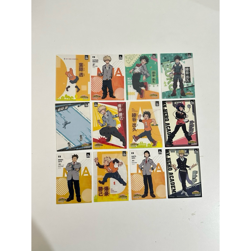 Thẻ/Card clear My Hero Academia MHA chính hãng