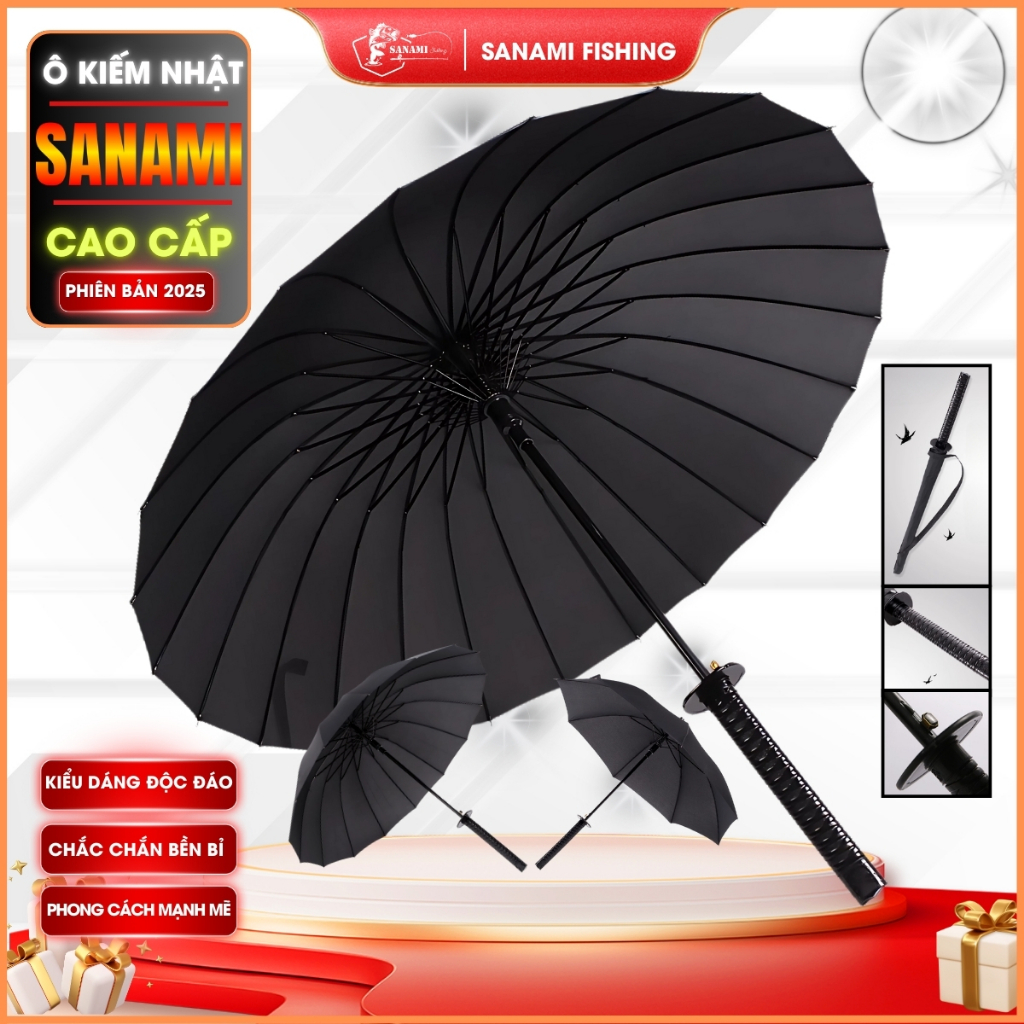 Ô Dù Che Nắng Ô Kiếm Nhật Dù Che Mưa Katana Cán Giả Kiếm Nhật ONB Siêu Bền Chắc
