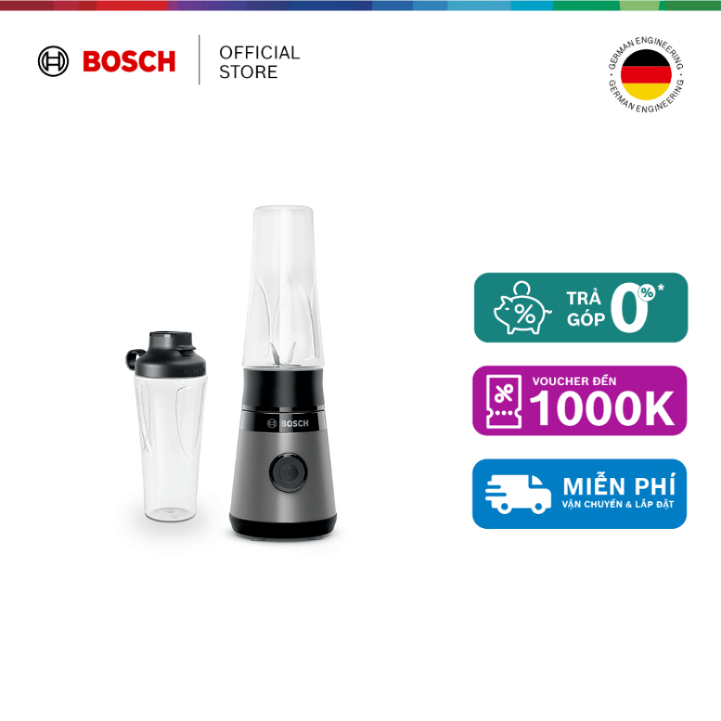 15.07 - 19.07 | Voucher Shopee lên đến 3tr | Máy xay sinh tố Bosch VitaPower MMB2111S - Series 2 (45