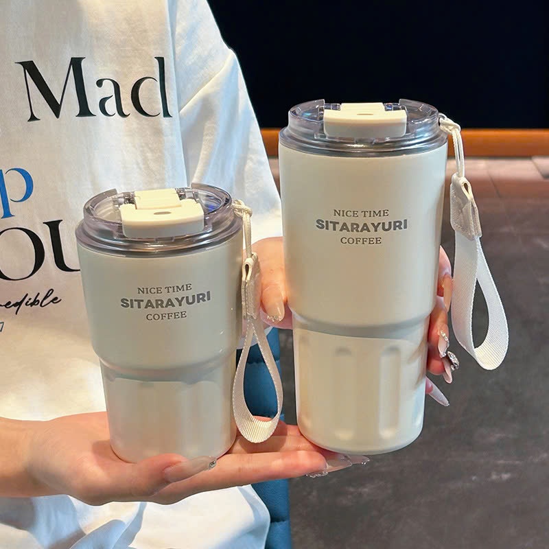 Ly  giữ nhiệt SITA Có Ống Hút  PINKCUPS dung tích 360ML/600ML dễ thương inox 304 không gỉ không đổ mồ hôi giữ nhiệt 12h | BigBuy360 - bigbuy360.vn