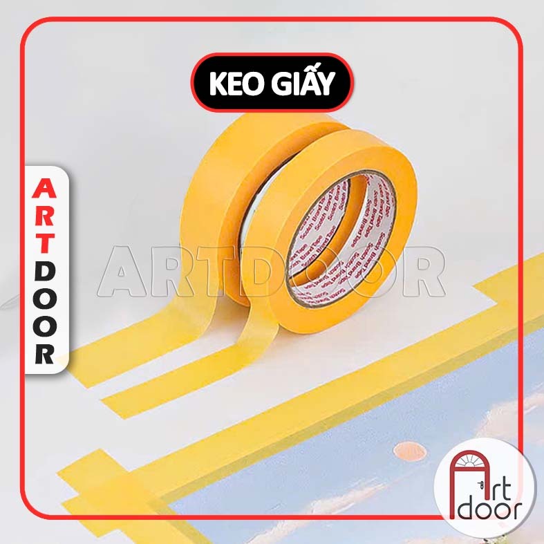 [ARTDOOR] Băng keo giấy VN cố định tranh, chặn màu vẽ