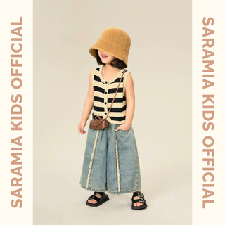 DT05-Quần bò bé gái SARAMIA KIDS, quần jeans bé nữ đi học, đi chơi siêu xinh