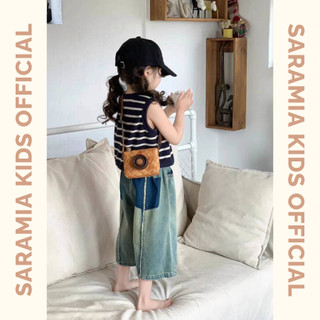 DT05-Quần bò bé gái SARAMIA KIDS, quần jeans bé nữ đi học, đi chơi siêu xinh