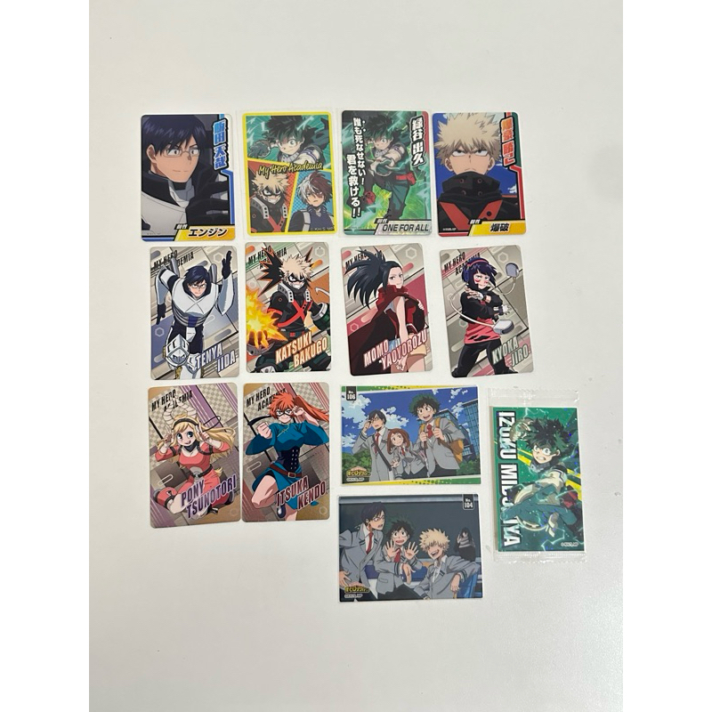 Thẻ/Card clear My Hero Academia MHA chính hãng
