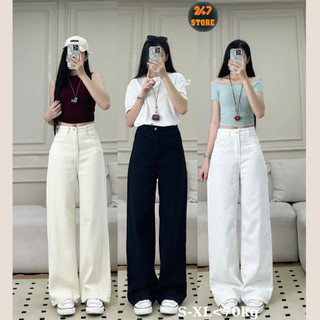  Quần jeans Suông Công Sở Quần Bò ống đứng Dài 95-100cm 247store_QJeancapcao7728_P1k5 