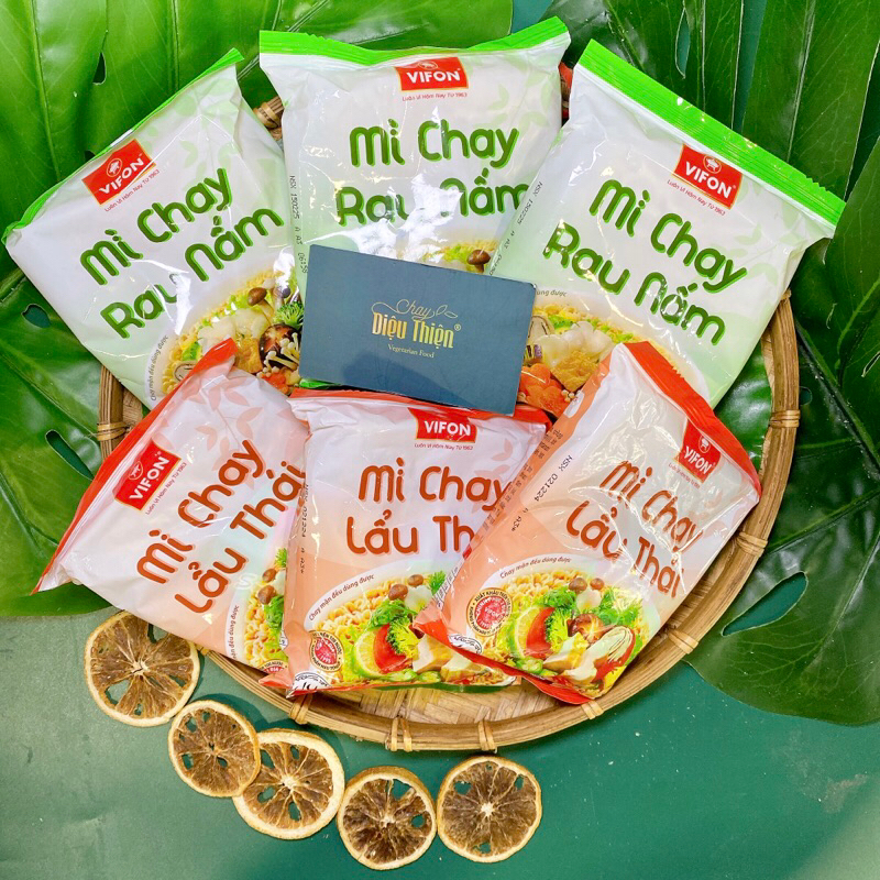CÁC LOẠI MÌ CHAY VIFON SIÊU TIỆN LỢI - MÌ LẨU THÁI CHAY - MÌ RAU NẤM CHAY